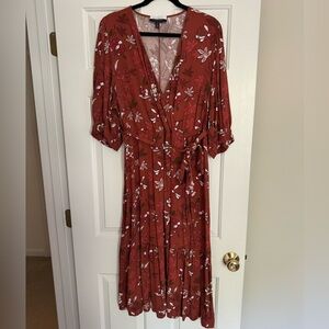 Eloquii Elements Faux Wrap Dress